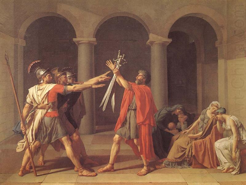 Jacques-Louis David Oath of the Horatii china oil painting image